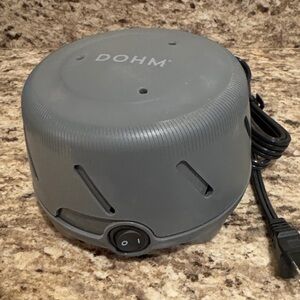 DOHM Gray White Noise Machine - Portable Sound Conditioner